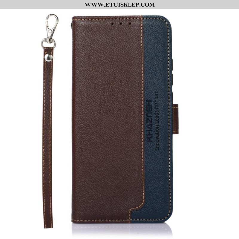 Etui Folio do Sony Xperia 1 IV Rfid W Stylu Liczi